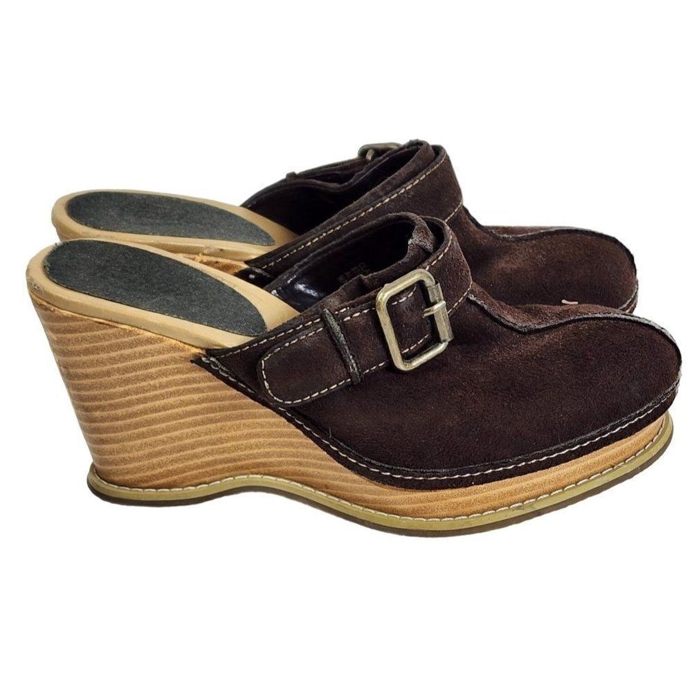 Candie's Clarah Style Round Toe Slip on Wedges Size 7M